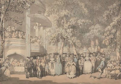 Vauxhall Gardens door Thomas Rowlandson